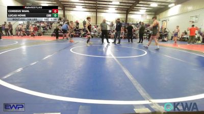 106 lbs Rr Rnd 2 - Cordeus Wahl, Bristow Wrestling vs Lucas Howe, Coweta