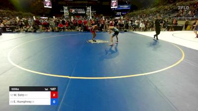 100 lbs Cons 16 #2 - William Soto, NY vs Ethan Humphrey, IA