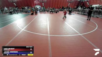 105-120 lbs Round 1 - Jace Grabot, Wisconsin vs Jacob Andersen, Wisconsin