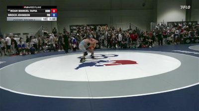 65 lbs Champ. Round 2 - Noah Manuel Tapia, Blue & Gold Wrestling Club vs Brock Johnson, Paola High School