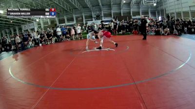138 lbs Champ. Round 2 - Michael Terrell, California vs Draken Miller, Idaho