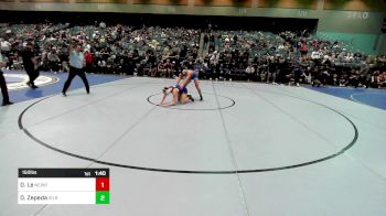 150 lbs Quarterfinal - Dillon Le, Newberg vs Daniel Zepeda, Gilroy