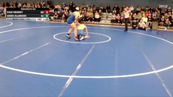 175 lbs Round 3 - Cale Oborny, Seward vs Aiden Allbrook, Klein