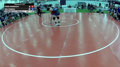207 lbs Paige Wainscott, Oklahoma vs Mia Cienega, Washington