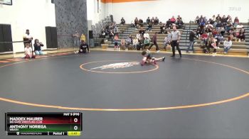 J-8 lbs Quarterfinal - Anthony Noriega, Wrath vs Maddex Maurer, Big Game Wrestling Club