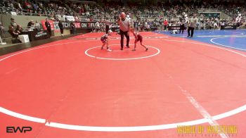 46 lbs Consi Of 8 #2 - Riley Tarwater, Eufaula Ironheads Wrestling Club vs Dilynn Burch, Team Tulsa Wrestling Club