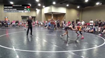 95 lbs Round 4 (6 Team) - Kian Green, MF Dynasty vs Carter Williams, Funky Crayons