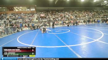 120 lbs Semifinal - Zoe Grishko, Team Real Life Wrestling vs Kinleigh Mattern, Scrap Yard Garage Wrestling