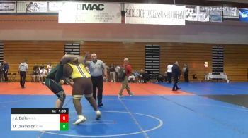 285 lbs Consolation - Jordan Belle, Watchung Hills vs Derek Champion, Clearview