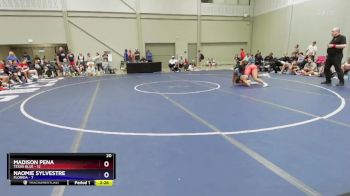 120 lbs Placement Matches (8 Team) - Madison Pena, Texas Blue vs Naomie Sylvestre, Florida