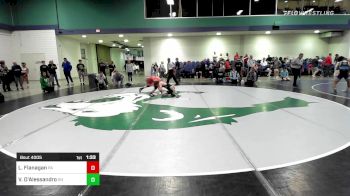 126 lbs Round Of 256 - Lian Flanagan, PA vs Vinnie D'Alessandro, OH