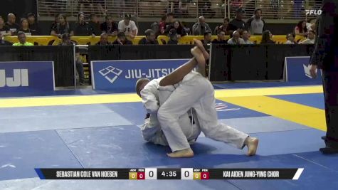 Kai Aiden Jung-Ying Chor vs Sebastian Cole Van Hoesen 2025 Pan Jiu Jitsu IBJJF Championship