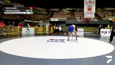 Schoolboys - 155 lbs Cons. Semis - Noah Alonso vs Brayden Arguijo, Central Coast Most Wanted Wrestling Club