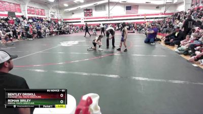 65 lbs Quarterfinal - Bentley Driskill, Pleasant Hill Youth Wrestling vs Roman Briley, Odessa Youth Wrestling