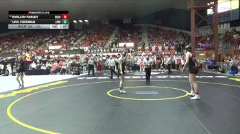 130 lbs Cons. Round 1 - Lexi Freeman, LaCygne-Prairie View Hs vs Evellyn Farley, Clay Center Community HS