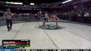 5A 170 lbs Cons. Round 1 - Octavio Ramirez, Carlsbad vs Isaiah Carreon, Las Cruces