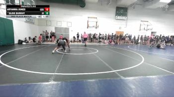 127-141 lbs 3rd Place Match - Elise Burkut, Gomez RTC vs Aryanna Jones, Unattached