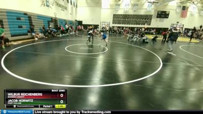 103-113 lbs Round 4 - Wilbur Reichenberg, Banner County vs Jacob Horwitz, Fort Collins