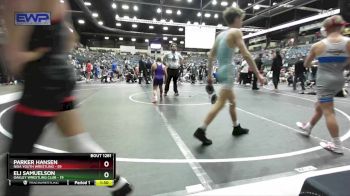 100 lbs Round 5 - Parker Hansen, Nixa Youth Wrestling vs Eli Samuelson, Oakley Wrestling Club