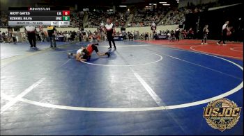 70 lbs Round Of 16 - Riott Gates, Elgin Wrestling vs Ezekiel Silva, El Paso Wildcats