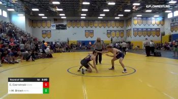 132 lbs Round Of 128 - Colin Czerwinski, South Orange Wrestling Academy vs Michael Brown, Hernando