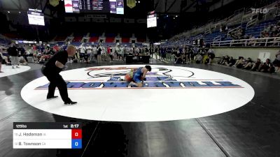 126 lbs 7th Place - Jace Hedeman, IA vs Billy Townson, CA