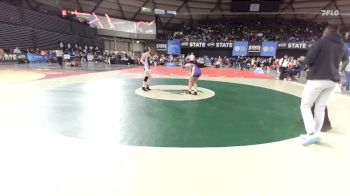 Girls 4A 130 lbs Champ. Round 1 - Michelle Venegas, Woodinville (Girls) vs Clara Sharp, Issaquah (Girls)