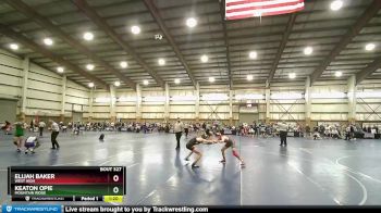 141 lbs Champ. Round 3 - Elijah Baker, West High vs Keaton Opie, Mountain Ridge