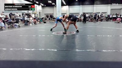 138 lbs Round 3 (6 Team) - Brayden Dobbertin, C2X Academy vs Adrian Zapata, The Factory