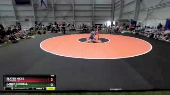 100 lbs Round 1 (8 Team) - Slater Hicks, California vs Caden Correll, Illinois