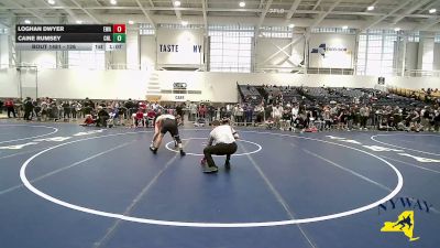 126 lbs Champ. Round 3 - Loghan Dwyer, Empire Wrestling Academy vs Caine Rumsey, Club Not Listed
