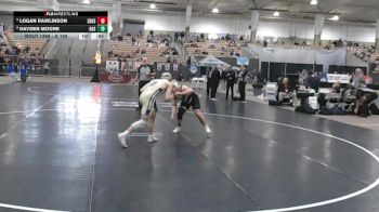 A 190 lbs 3rd Place Match - Hayden Moore, Greeneville High School vs Logan Rawlinson, Soddy Daisy High School