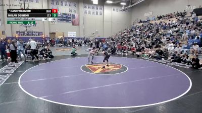 113 lbs 3rd Place Match - Cash Waymire, Brentwood Aca. vs Nolan Deshon, St. Vincent St. Mary