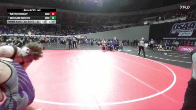 6A Boys 157 lbs Quarterfinal - Kinkaid McCoy, Sunset Boys vs Seth Hooley, Sandy Boys