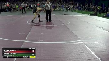 D4-126 lbs Champ. Round 1 - Tyler Winch, Iron Mountain HS vs Rylee Pierce, Holton HS