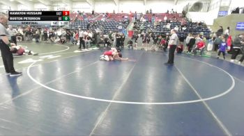 120 lbs Semifinal - Ruston Peterson, Grand County vs Hamayon Hussaini, East