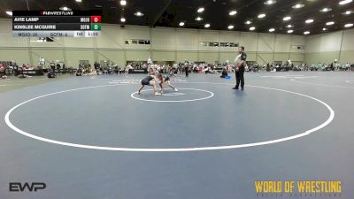75 lbs Rr Rnd 2 - Avie Lamp, Mojo K-6 vs Kinslee Mcguire, Sisters On The Mat