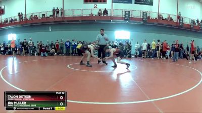 165 lbs Cons. Round 2 - Ira Muller, PAWS Elite Wrestling Club vs Talon Dotson, Club Madison Wrestling