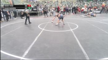 82 lbs Round Of 16 - Redek Voss, Roseburg Mat Club vs Caleb Barrera, Central Coast Most Wanted