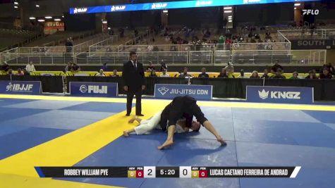 Lucas Caetano Ferreira De Andrad vs Robbey William Pye 2025 Pan Jiu Jitsu IBJJF Championship