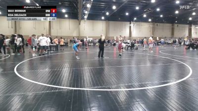 120 lbs Consolation - Max Berman, Spartan RTC @LHP vs Koa DeLoach, Sons Of Thunder, FL