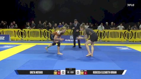 Rebecca Elizabeth Kirian vs Greta Notaro 2025 Pan IBJJF Jiu-Jitsu No-Gi Championship