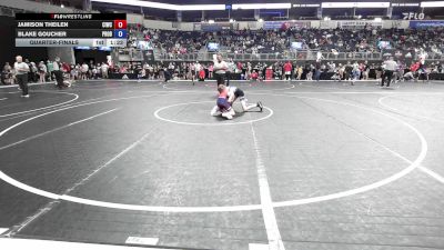 92 lbs Quarterfinal - Jamison Theilen, Ciwc Team Intensity vs Blake Goucher, Prodigy Elite Wrestling