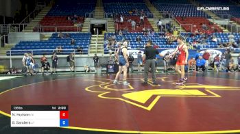 138 lbs Cons 64 #2 - Nathan Hudson, Oklahoma vs Gabe Sanders, Utah