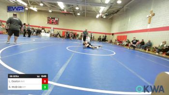 88-92 lbs 2nd Place - Liam Deaton, Bartlesville Wrestling Club vs Sawyer McBride, Tulsa Blue T Panthers