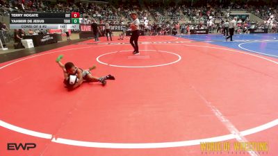 40 lbs Consi Of 8 #2 - Terry Hogate, Beebe Trained Wrestling vs YahMiir De Jesus, Team Of Hard Knox