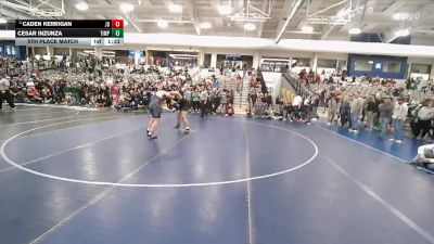 215 lbs 5th Place Match - Cesar Inzunza, Timpanogos vs Caden Kerrigan, Juan Diego