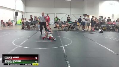 44 lbs Semifinal - Connor Yuhas, Buxton vs Oaklun Hawkins, Unattached