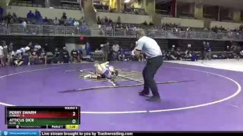 132 lbs Round 5 (8 Team) - Atticus Dick, Blair vs Perry Swarm, Kearney
