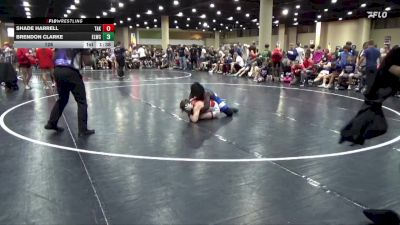 126 lbs Round 3 (6 Team) - Brendon Clarke, Elevation WC vs Shade Harrell, Team Arkansas